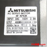 Japan (A)Unused,HF-KP43K  サーボモータ 定格出力容量 0.4kW キー溝付き ,MR-J3,MITSUBISHI