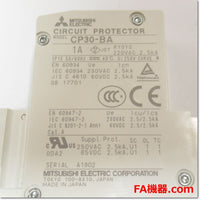 Japan (A)Unused,CP30-BA,1P 1-M 1A circuit protector 1-Pole,MITSUBISHI 