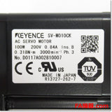 Japan (A)Unused,SV-M010CK  サーボモータ キー溝付き軸 インクリメンタル 100W ,KEYENCE,KEYENCE