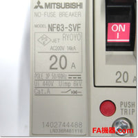 Japan (A)Unused,NF63-SVF,3P 20A MCCB 3 Poles,MITSUBISHI 