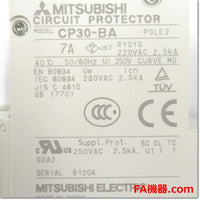 Japan (A)Unused,CP30-BA,2P 1-MD 7A circuit protector 2-Pole,MITSUBISHI 