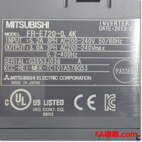 Japan (A)Unused,FR-E720-0.4K  インバータ 三相200V ,MITSUBISHI,MITSUBISHI