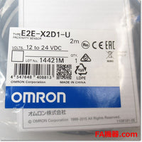 Japan (A)Unused,E2E-X2D1-U　スタンダードタイプ近接センサ 直流2線式 シールドタイプ M8 NO ,Amplifier Built-in Proximity Sensor,OMRON