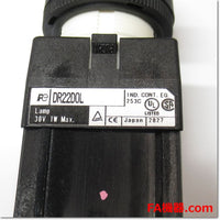 Japan (A)Unused,DR22D0L-H3W  φ22 表示灯 ドーム形 AC100V ,Indicator <Lamp>,Fuji