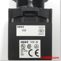 Japan (A)Unused,HW1P-1M2S　φ22 パイロットライト 丸平形 記名式 LED照光 AC200/220V ,Indicator <Lamp>,IDEC