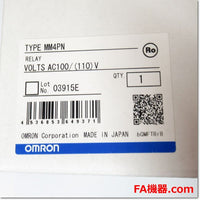 Japan (A)Unused,MM4PN AC100/110V パワーリレー ,Power Relay<mk mm> ,OMRON </mk>