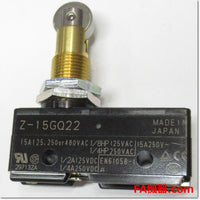 Japan (A)Unused,Z-15GQ22　一般用基本スイッチ パネル取りつけ ローラ押ボタン形 ,Micro Switch,OMRON