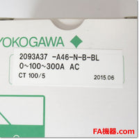 Japan (A)Unused,2093A37-A46-NB-BL 100A 0-100-300 CT100/5A 交流電流計 3倍延長 ,Ammeter,Yokogawa 