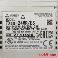 Japan (A)Unused,FX3G-24MR/ES　シーケンサ基本ユニット AC100-240V ,Main Module,MITSUBISHI