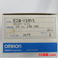 Japan (A)Unused,E2F-X10Y1　樹脂ケースタイプ近接センサ 交流2線式 シールドタイプ M30 NO ,Amplifier Built-in Proximity Sensor,OMRON