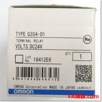 Japan (A)Unused,G3S4-D1 DC24V  小型4点出力用ターミナルSSR ,Solid-State Relay / Contactor,OMRON