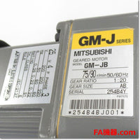 Japan (A)Unused,GM-JB  ブレーキ付きギヤードモータ 三相200V 25W 減速比1/20 ,Geared Motor,MITSUBISHI