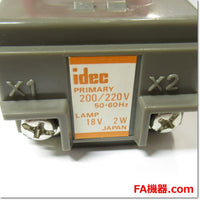 Japan (A)Unused,APN128W φ30 Waterproof AC200/220V ,Indicator<lamp> ,IDEC </lamp>
