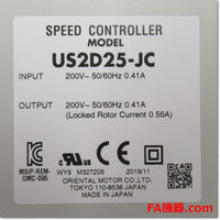 Japan (A)Unused,US2D25-JC-CC  ACスピードコントロールモーター用ドライバ AC200V ,Speed Control Motor,ORIENTAL MOTOR