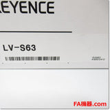 Japan (A)Unused,LV-S63  汎用タイプデジタルレーザセンサ センサヘッド 回帰反射 長距離透明体 ,Laser Sensor Head,KEYENCE