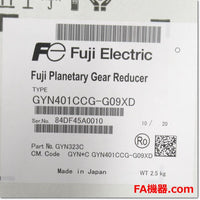 Japan (A)Unused,GYN401CCG-G09XD　ギヤヘッド サーボモータ用小型減速機 減速比1/9 ,Reduction Gear (GearHead),Fuji