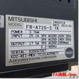 Japan (A)Unused,FR-A720-3.7K　インバータ 三相200V ,MITSUBISHI,MITSUBISHI