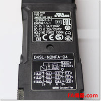 Japan (A)Unused,D4SL-N2NFA-D4 automatic transmission G1/2 2NC/1NO+2NC/1NO ,Safety (Door / Limit) Switch,OMRON 