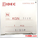 Japan (A)Unused,KGN311Y　φ30 KGN形コントロールボックス IP40 3点用 穴あり ,Control Box,IDEC