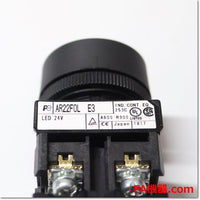 Japan (A)Unused,AR22F0L-10E3W φ22 照光押しボタンスイッチ 1a AC/DC24V ,Illuminated Push Button Switch,Fuji 