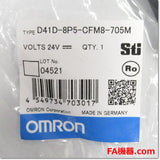 Japan (A)Unused,D41D-8P5-CFM8-705M  高コード非接触式セーフティドアスイッチ M8コネクタ接続ケーブル 5m ,Safety (Door / Limit) Switch,OMRON