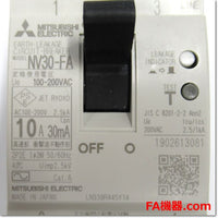 Japan (A)Unused,NV30-FA,2P 10A 30mA  漏電遮断器 ,Earth Leakage Circuit Breaker 2-Pole,MITSUBISHI