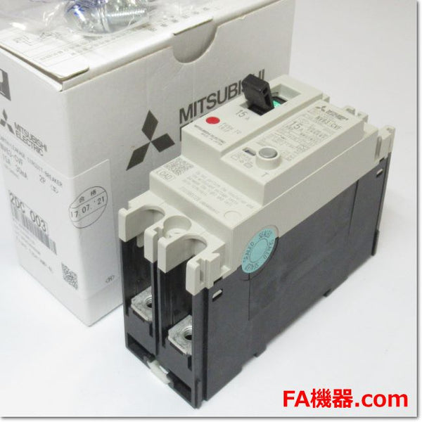Japan (A)Unused,NV63-CVF,2P 15A 30mA  漏電遮断器