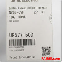 Japan (A)Unused,NV63-CVF,2P 10A 30mA  漏電遮断器 ,Earth Leakage Circuit Breaker 2-Pole,MITSUBISHI