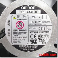 Japan (A)Unused,R87F-A4A15HP  AC軸流ファン □120×t25mm AC200V ,Fan / Louvers,OMRON