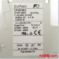 Japan (A)Unused,CP32FM 2P 3A  サーキットプロテクタ ,Circuit Protector 2-Pole,Fuji