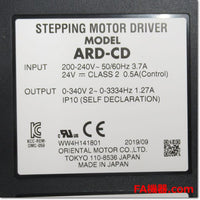 Japan (A)Unused,ARD-CD  ステッピングモータ ドライバ 位置決め機能内蔵タイプ AC200V ,Stepping Motor,ORIENTAL MOTOR