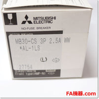 Japan (A)Unused,MB30-CS,3P 2.5A AL-1LS Japanese Japanese Japanese MCCB 3 Poles,MITSUBISHI