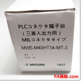 Japan (A)Unused,MWS-M40HT34-MT-3 PLC,Conversion Terminal Block / Terminal,MISUMI 