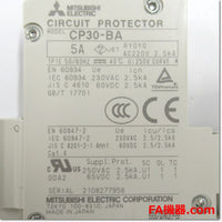 Japan (A)Unused,CP30-BA,1P 1-M 5A circuit protector 1-Pole,MITSUBISHI 