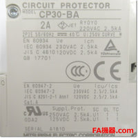 Japan (A)Unused,CP30-BA,2P 2-M 2A circuit protector 2-Pole,MITSUBISHI 