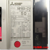 Japan (A)Unused,NF63-CV,2P 50A AX-1RS SLT  ノーヒューズ遮断器 補助スイッチ付き ,MCCB 2-Pole,MITSUBISHI