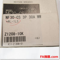 Japan (A)Unused,NF30-CS,3P 30A AL-1LS　ノーヒューズ遮断器 警報スイッチ付き ,MCCB 3 Poles,MITSUBISHI