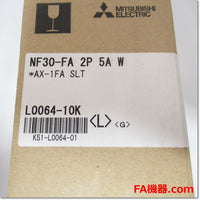 Japan (A)Unused,NF30-FA,2P 5A AX-1FA SLT　ノーヒューズ遮断器 補助スイッチ付き ,MCCB 2-Pole,MITSUBISHI