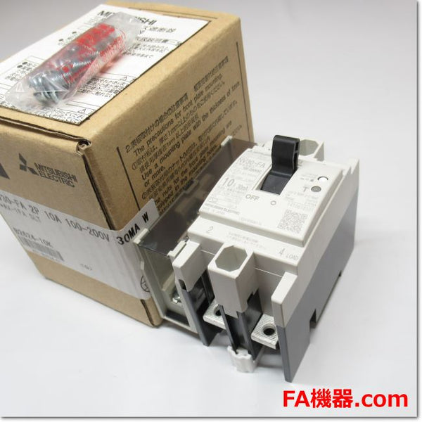 Japan (A)Unused,NV30-FA,2P 10A 30mA AX-1FA SLT  漏電遮断器 補助スイッチ付き