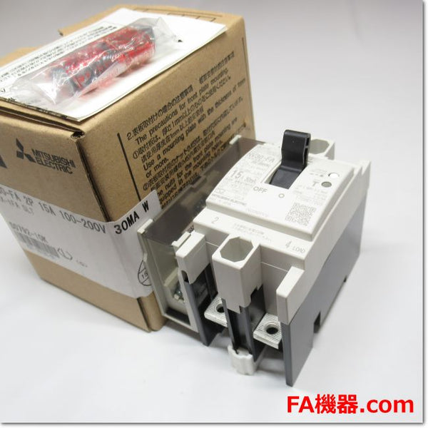 Japan (A)Unused,NV30-FA,2P 15A 30mA AX-1FA SLT  漏電遮断器 補助スイッチ付き