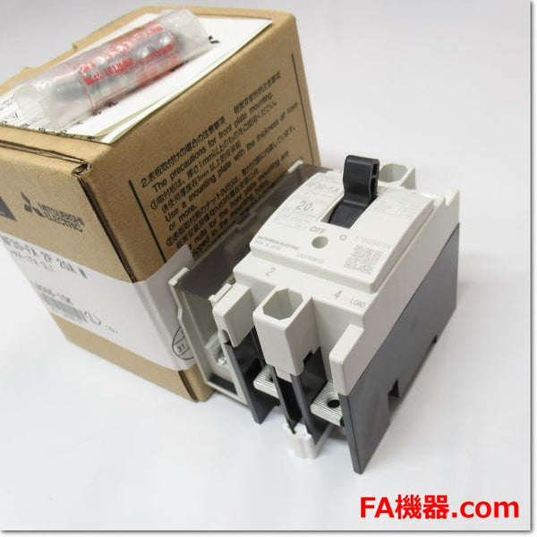 Japan (A)Unused,NF30-FA,2P 20A AX-1FA SLT  漏電遮断器 補助スイッチ付き