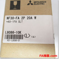 Japan (A)Unused,NF30-FA,2P 20A AX-1FA SLT Japanese equipment,Earth Leakage Circuit Breaker 2-Pole,MITSUBISHI 