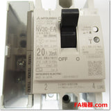 Japan (A)Unused,NV30-FA,2P 20A 30mA AX-1FA SLT Japanese automatic circuit breaker,Earth Leakage Circuit Breaker 2-Pole,MITSUBISHI 