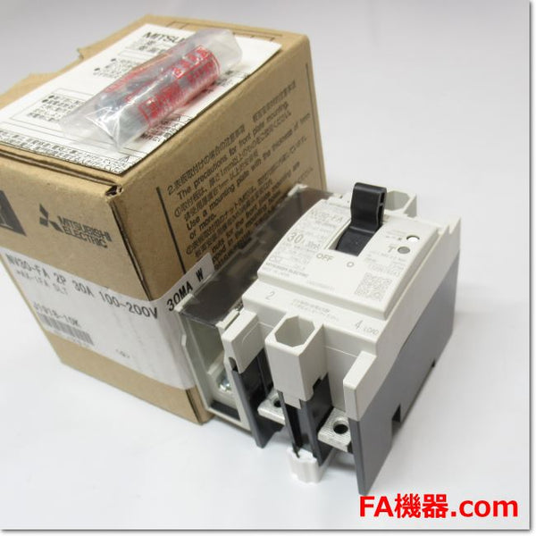 Japan (A)Unused,NV30-FA,2P 30A 30mA AX-1FA SLT  漏電遮断器 補助スイッチ付き