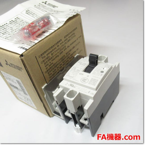 Japan (A)Unused,NＶ30-FAU,2P 20A 30mA AX-SLT  漏電遮断器 補助スイッチ付き