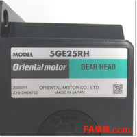 Japan (A)Unused,5GE25RH  直交軸ギヤヘッド 取付角90mm 減速比25 ,Reduction Gear (GearHead),ORIENTAL MOTOR