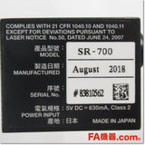 Japan (A)Unused,SR-700  超小型固定式コードリーダ ,Fixed Code Reader,KEYENCE