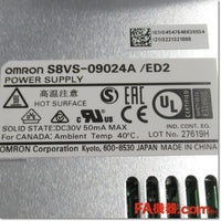 Japan (A)Unused,S8VS-09024A　スイッチング・パワーサプライ 24V 3.75A ,DC24V Output,OMRON