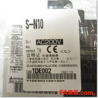 Japan (A)Unused,S-N10,AC200V 1a  電磁接触器 ,Electromagnetic Contactor,MITSUBISHI