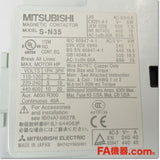 Japan (A)Unused,S-2XN35CX,AC100V 2a2b×2 Japanese brands,Reversible Type Electromagnetic Switch,MITSUBISHI 